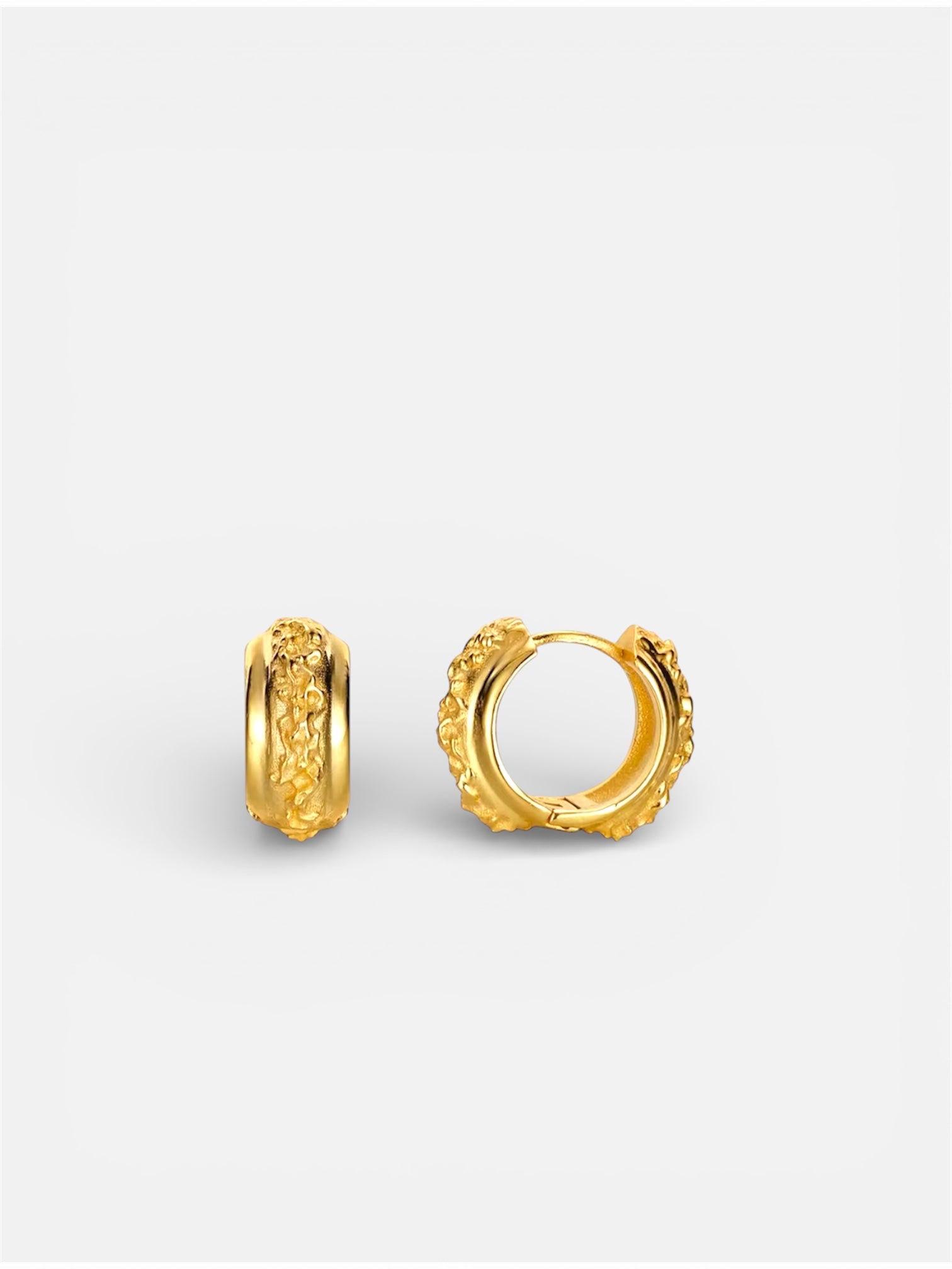 Valentine Gold Hoops