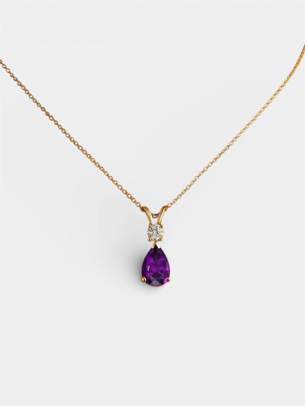 Sheba Amethyst Gemstone Necklace