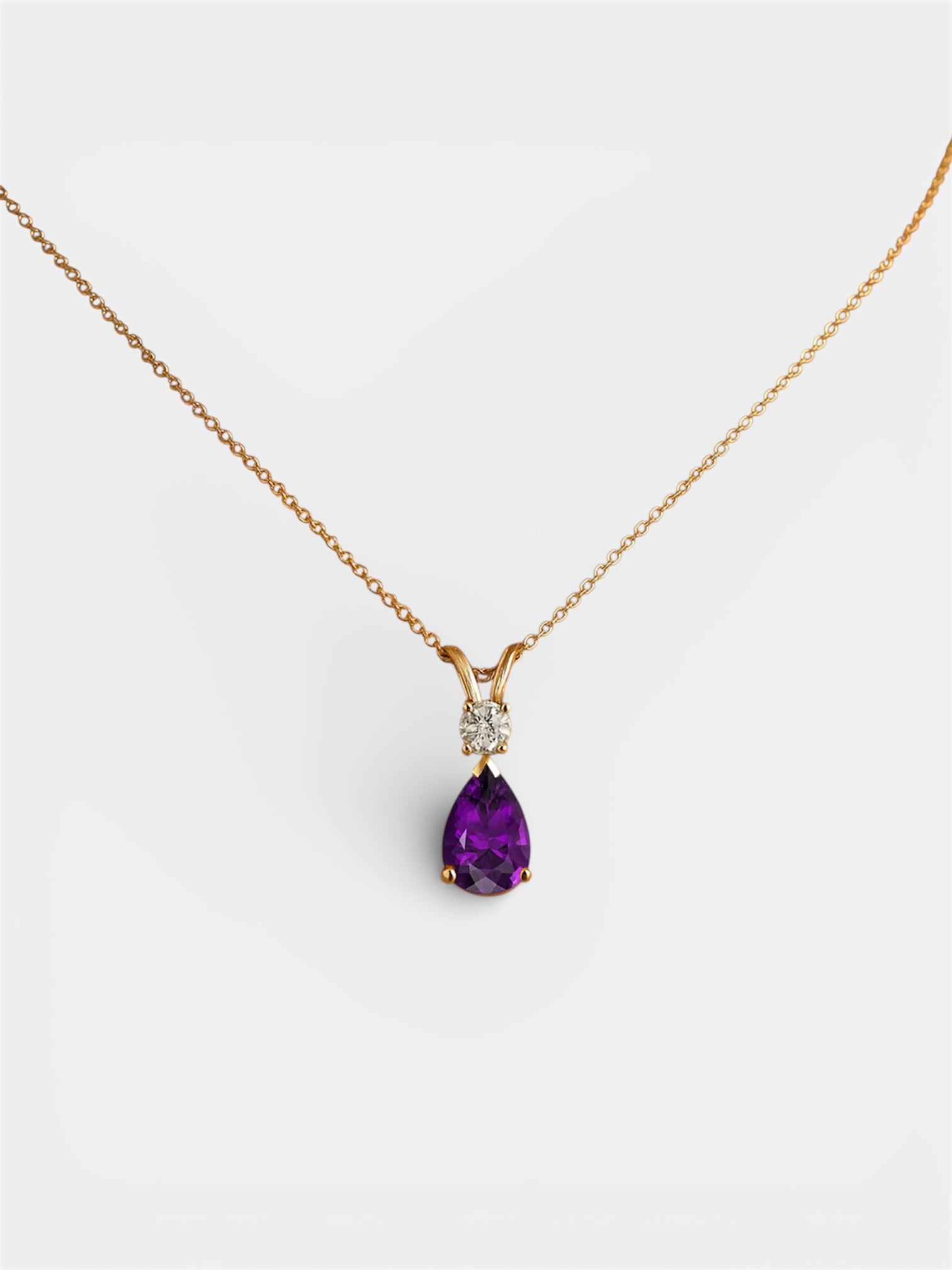 Sheba Amethyst Gemstone Necklace