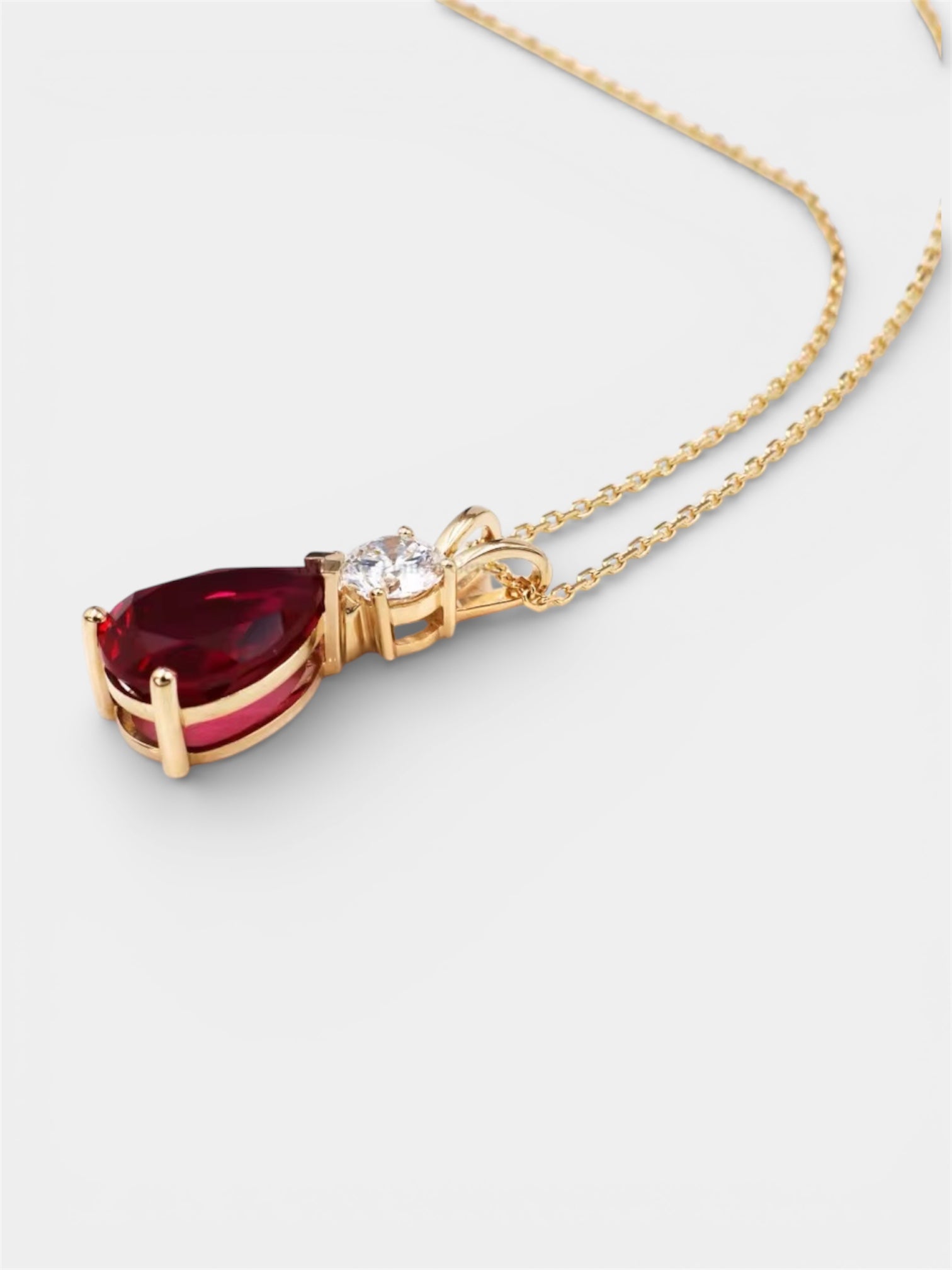 Sheba Rubi Gemstone Necklace