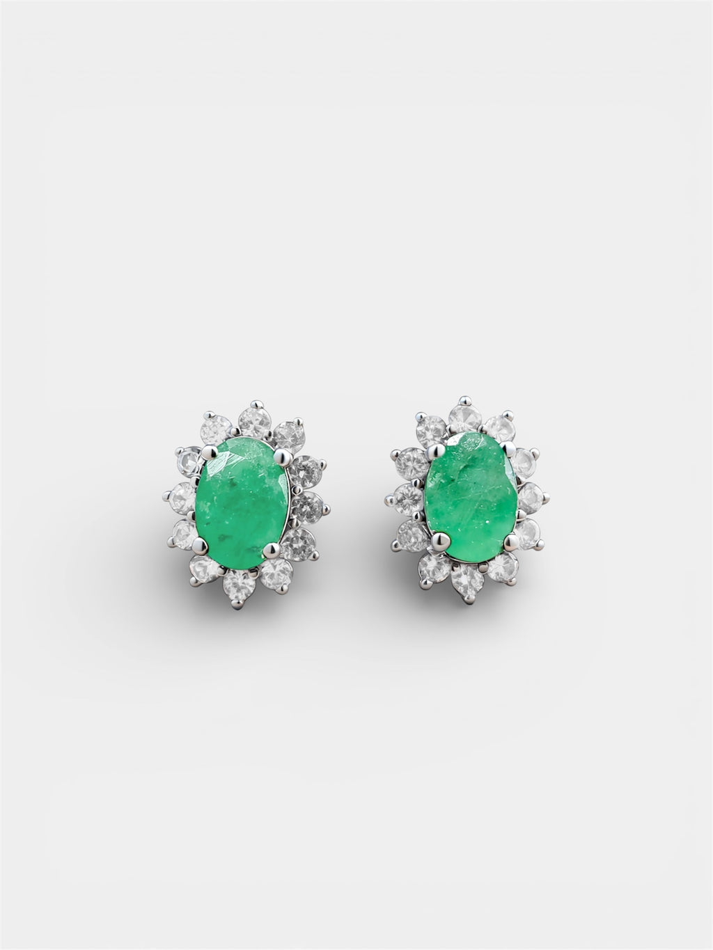 Sheba Sapphire Stud Earrings