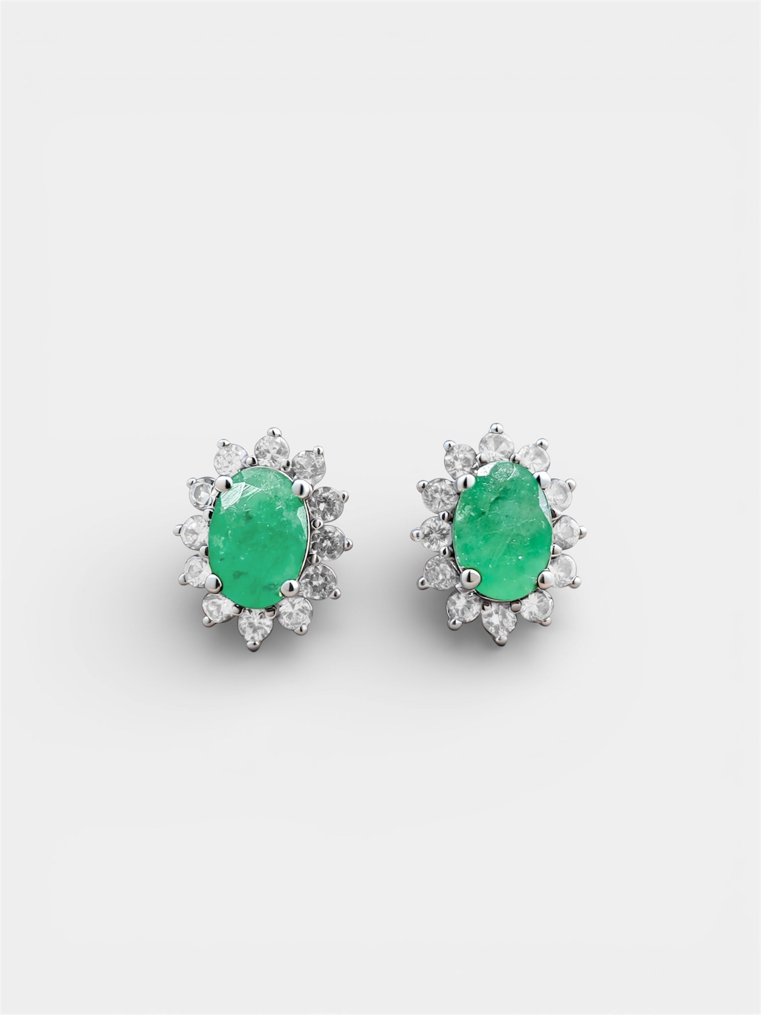 Sheba Sapphire Stud Earrings