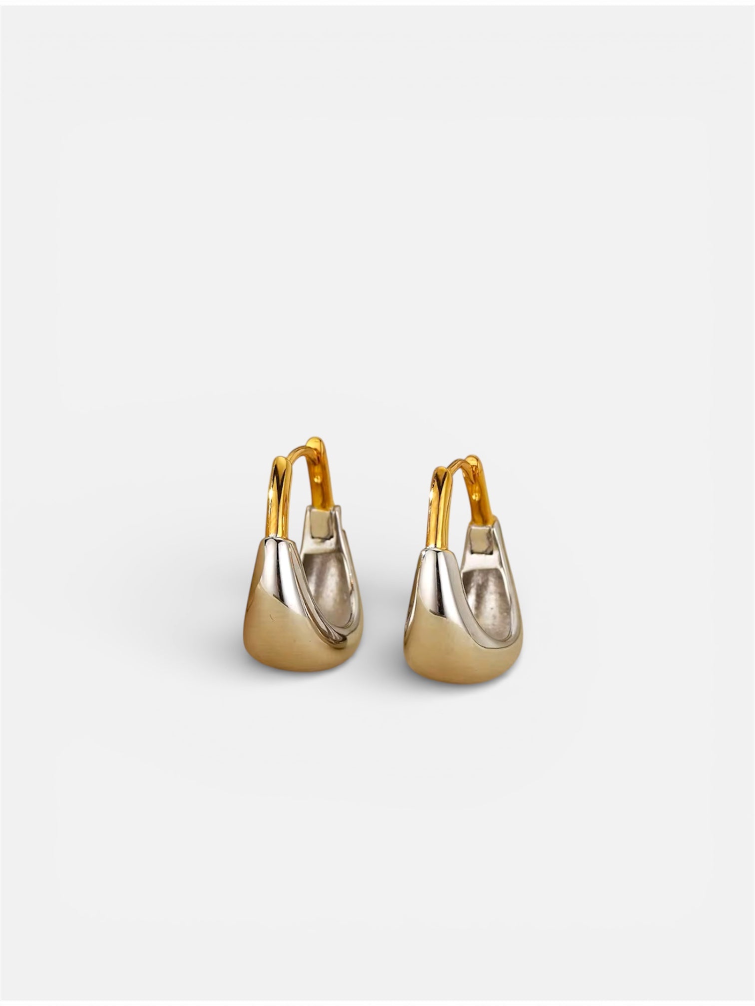 Silver Gold Hoops