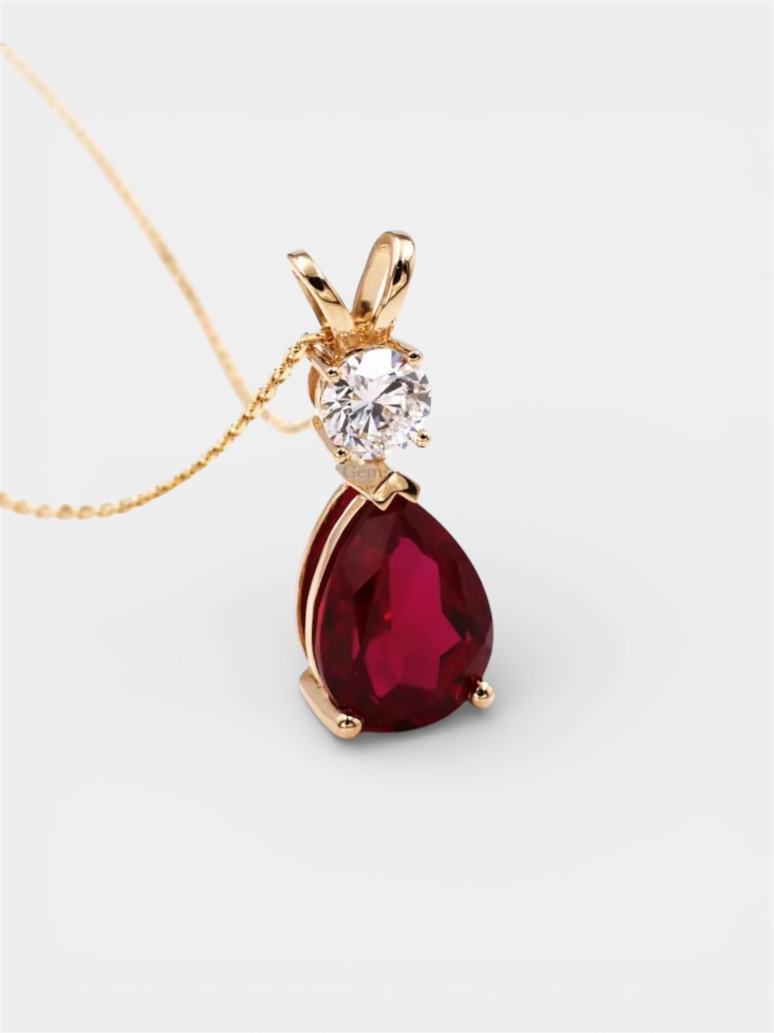 Sheba Rubi Gemstone Necklace