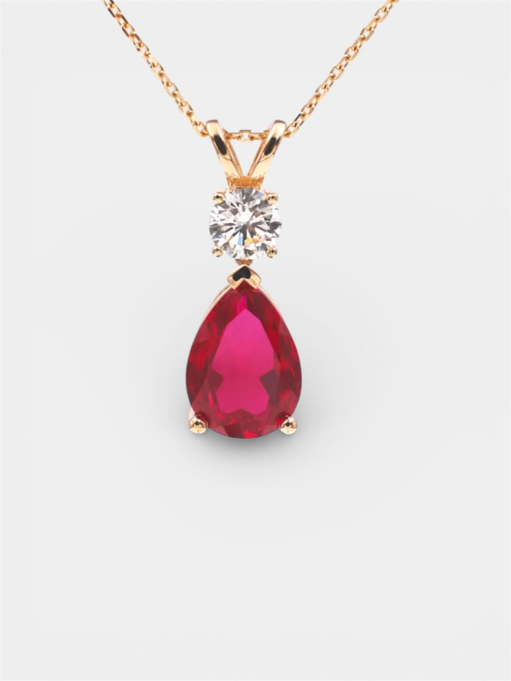 Sheba Rubi Gemstone Necklace