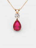 Sheba Rubi Gemstone Necklace