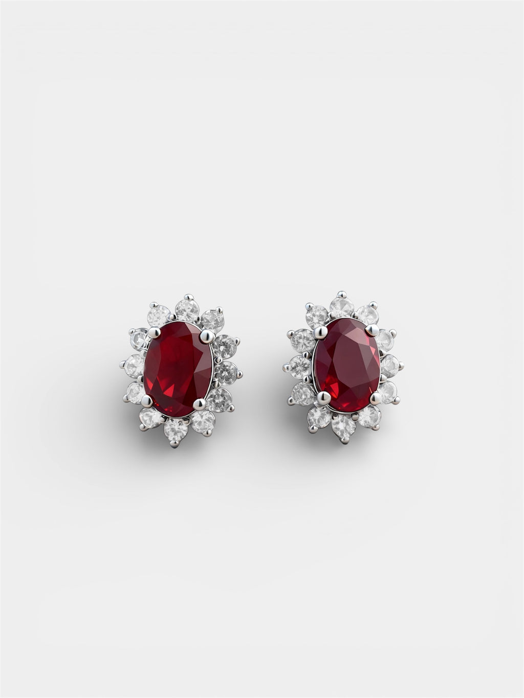 Sheba Sapphire Stud Earrings