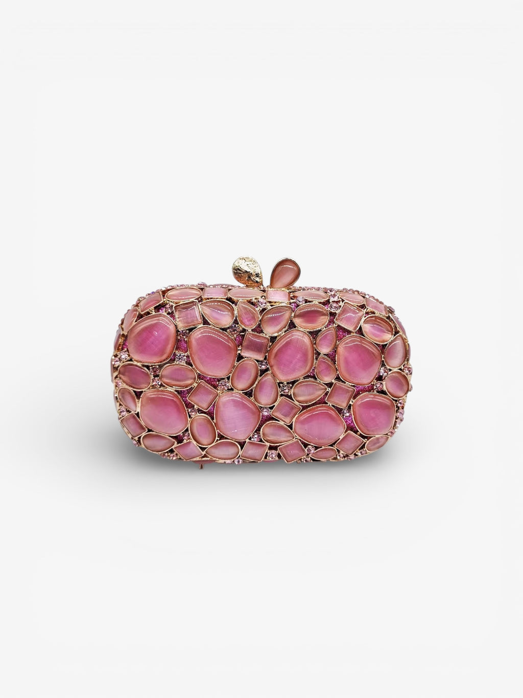 Sheba Pink Cristals Clutch Bag