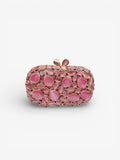 Sheba Pink Cristals Clutch Bag