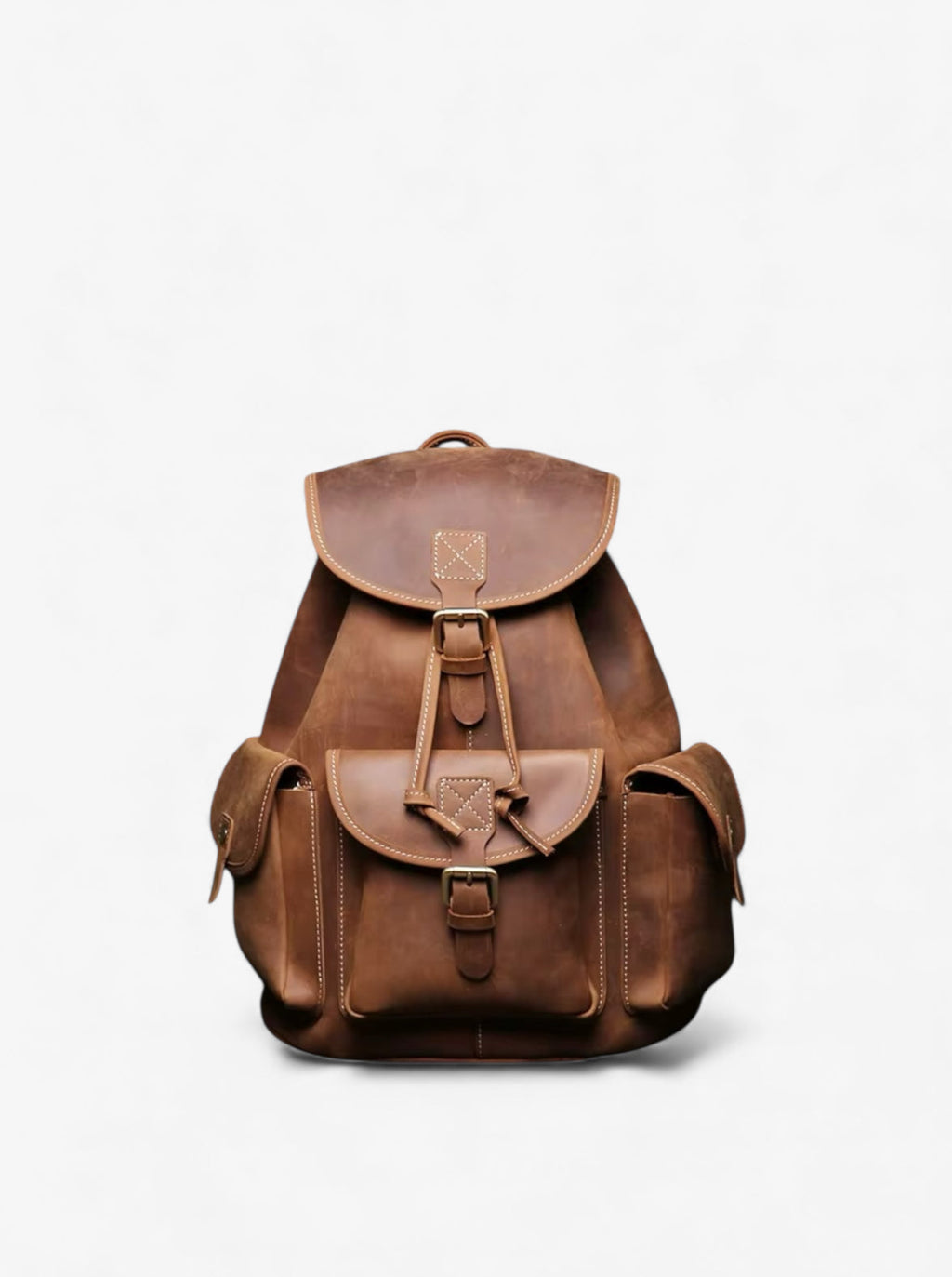 Diniar Leather Luggage Backpack
