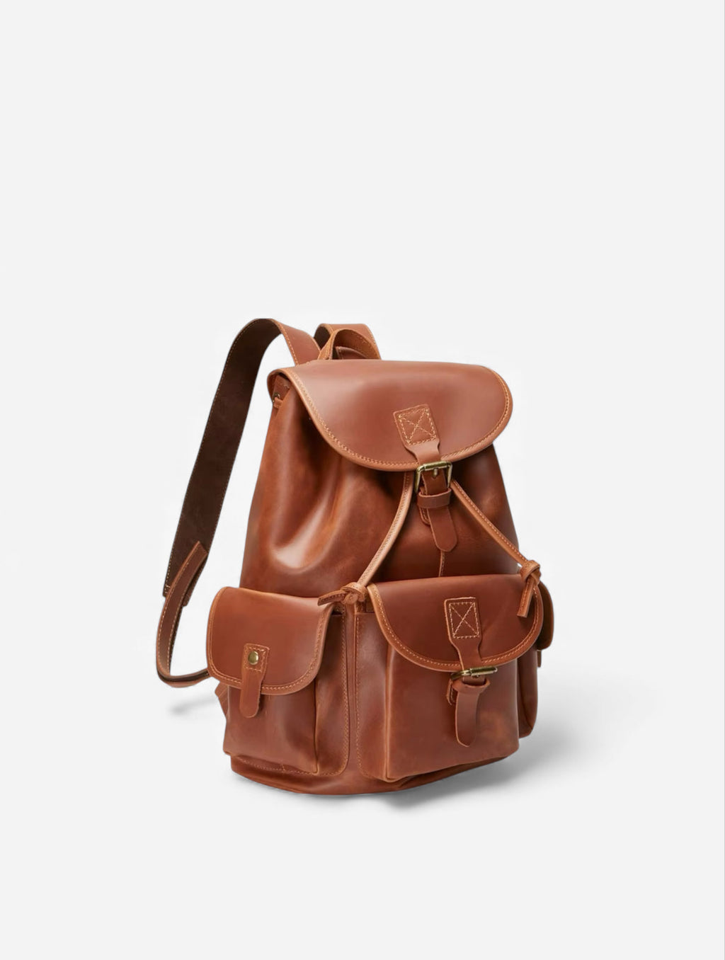 Diniar Leather Luggage Backpack