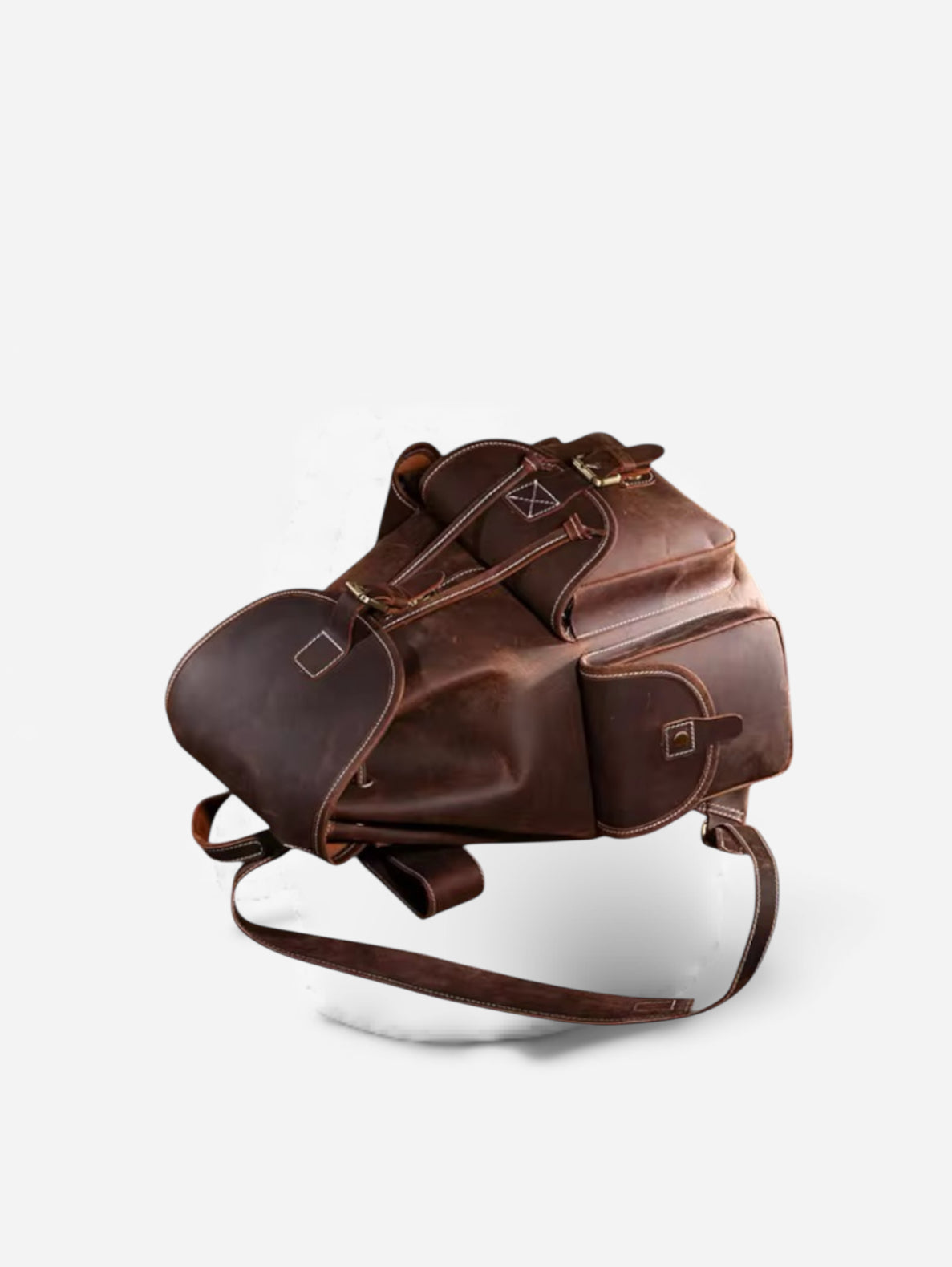 Diniar Leather Luggage Backpack