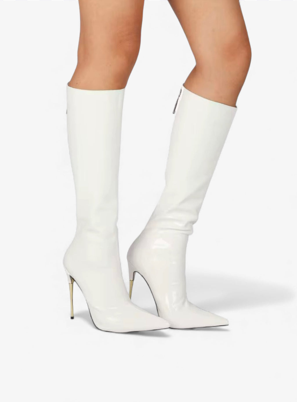 Matlclok Glossy Leather Boots