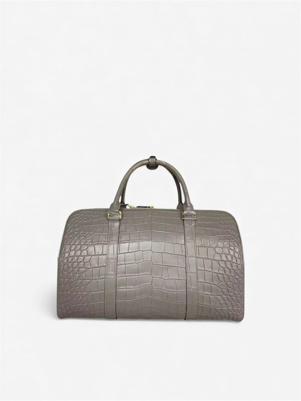Laocoön Duffel Crocodile Leathered Travel Bag