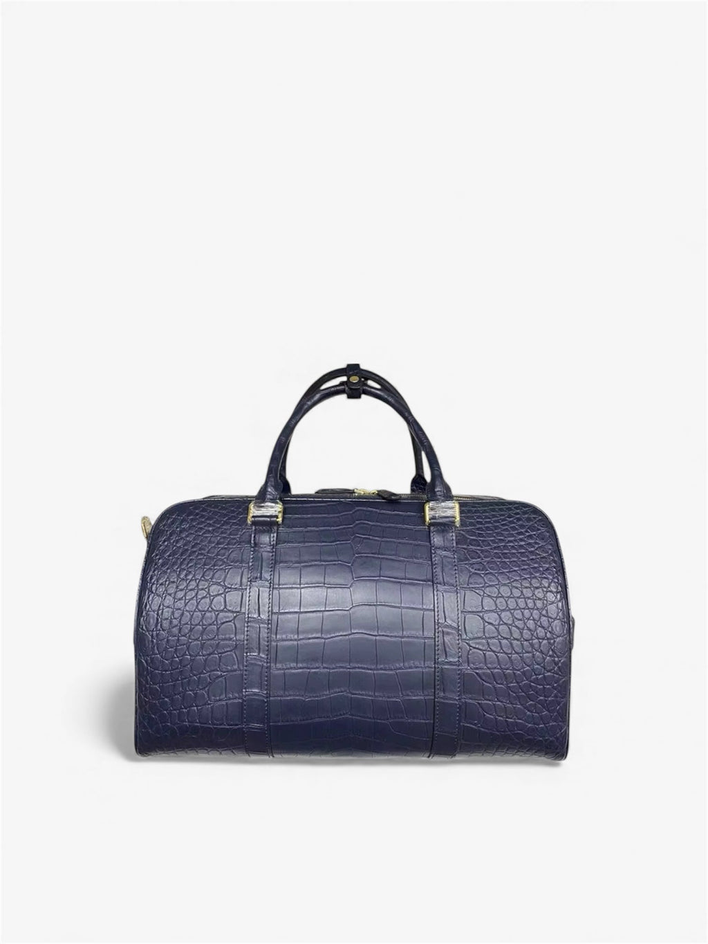 Laocoön Duffel Crocodile Leathered Travel Bag