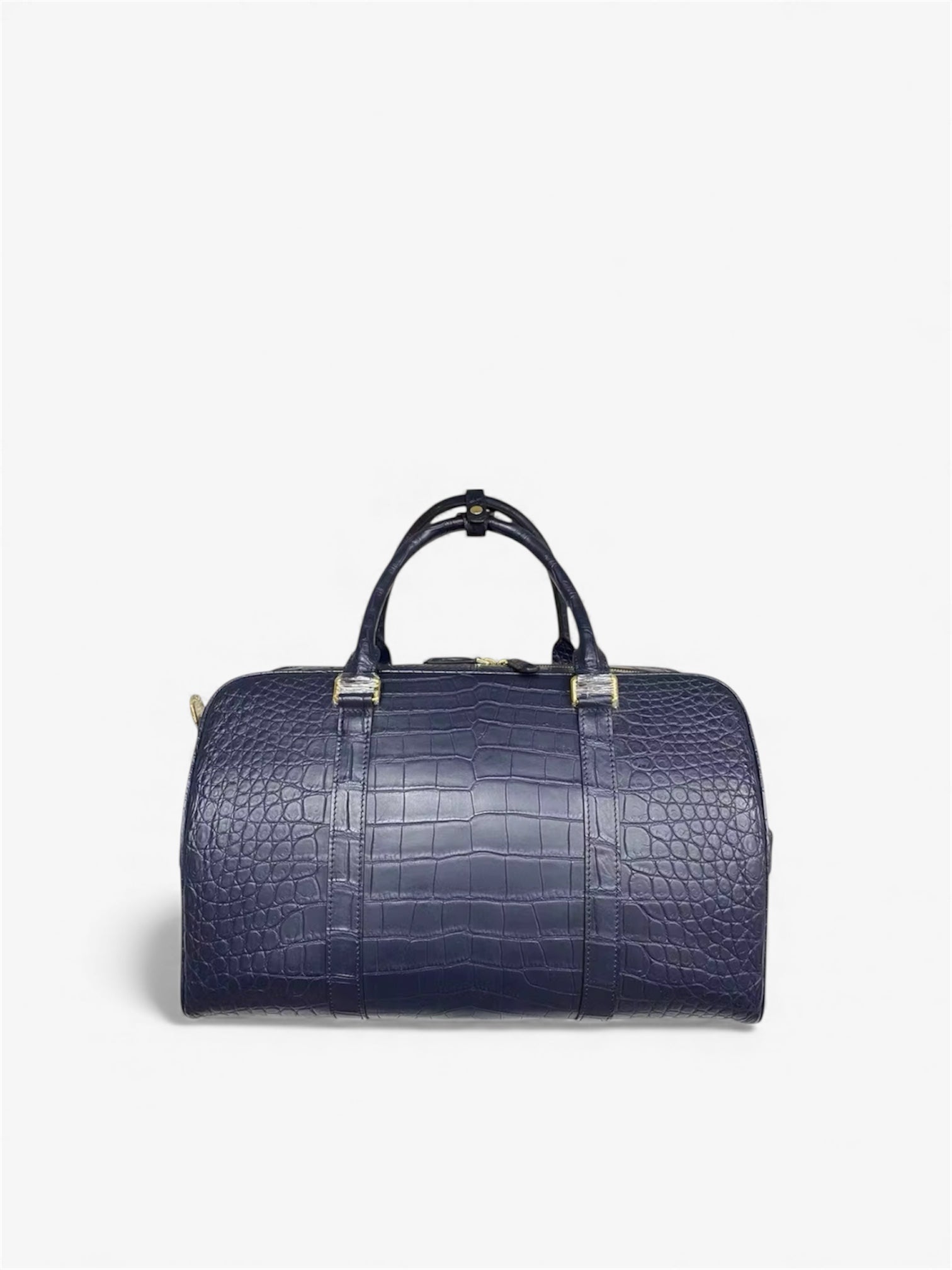 Laocoön Duffel Crocodile Leathered Travel Bag