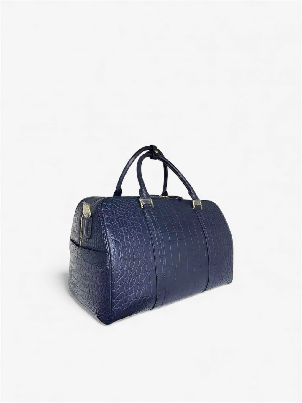 Laocoön Duffel Crocodile Leathered Travel Bag