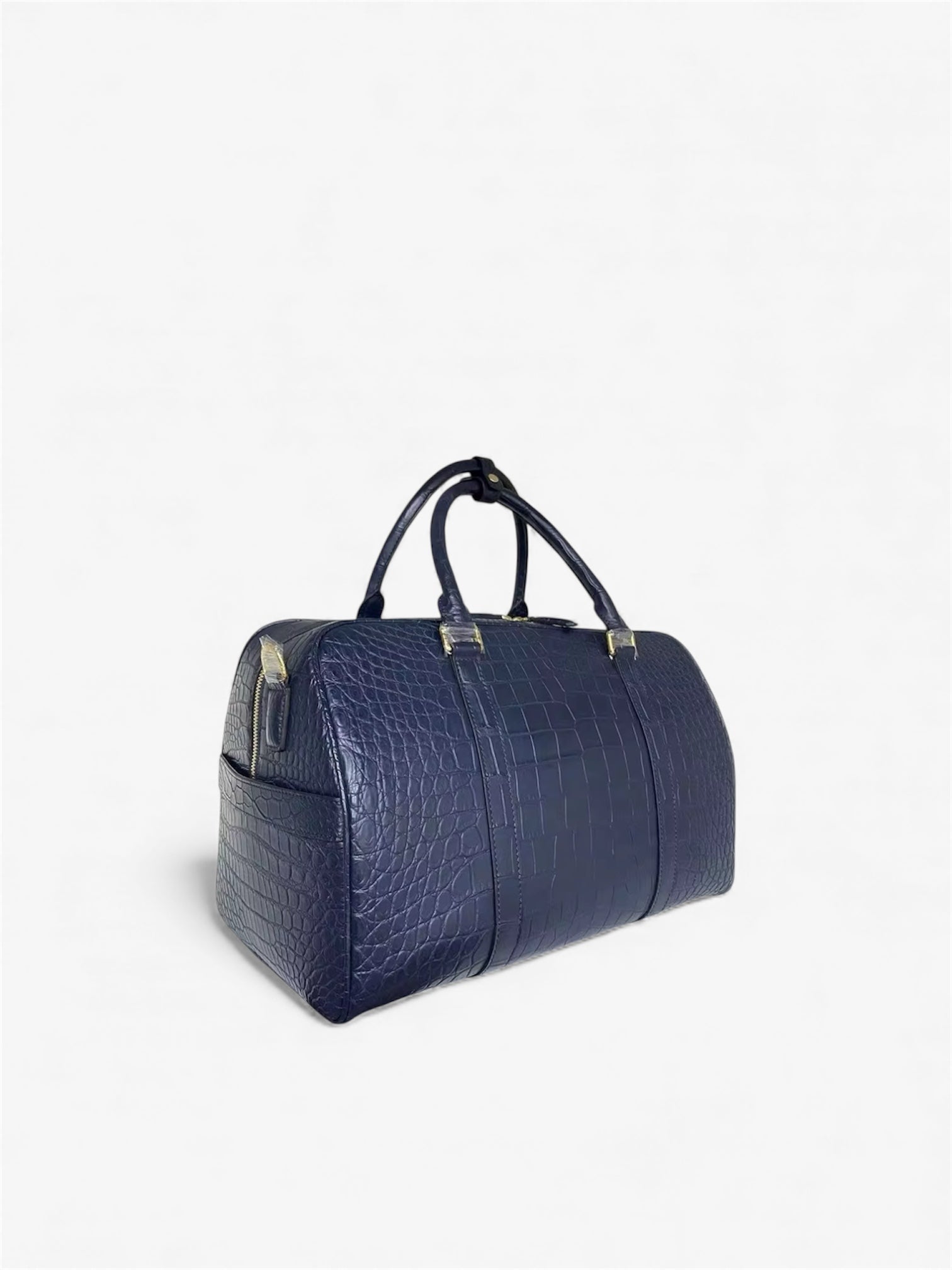 Laocoön Duffel Crocodile Leathered Travel Bag