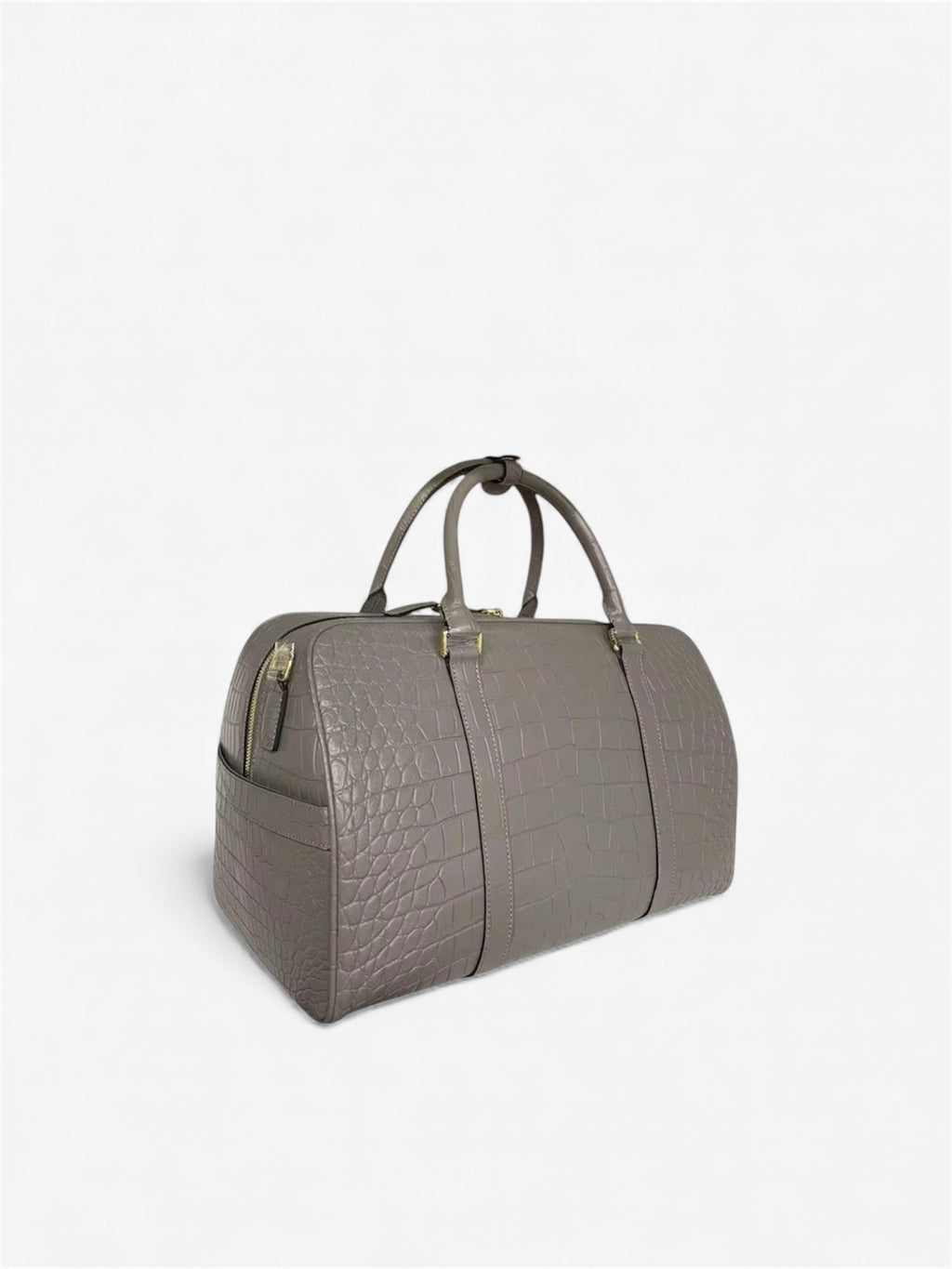 Laocoön Duffel Crocodile Leathered Travel Bag