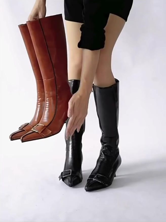 Alexandra Forge Leather Boots